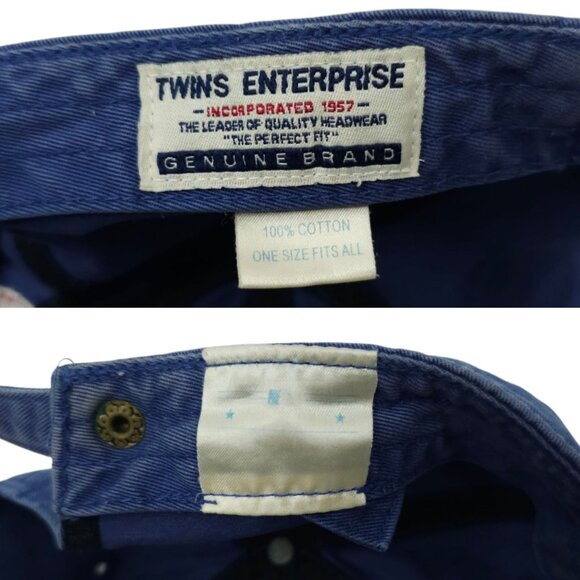 Twins Enterprise Chicago Cubs Strapback Cap Hat MLB Embroidered Patch Baseball - Picture 8 of 12